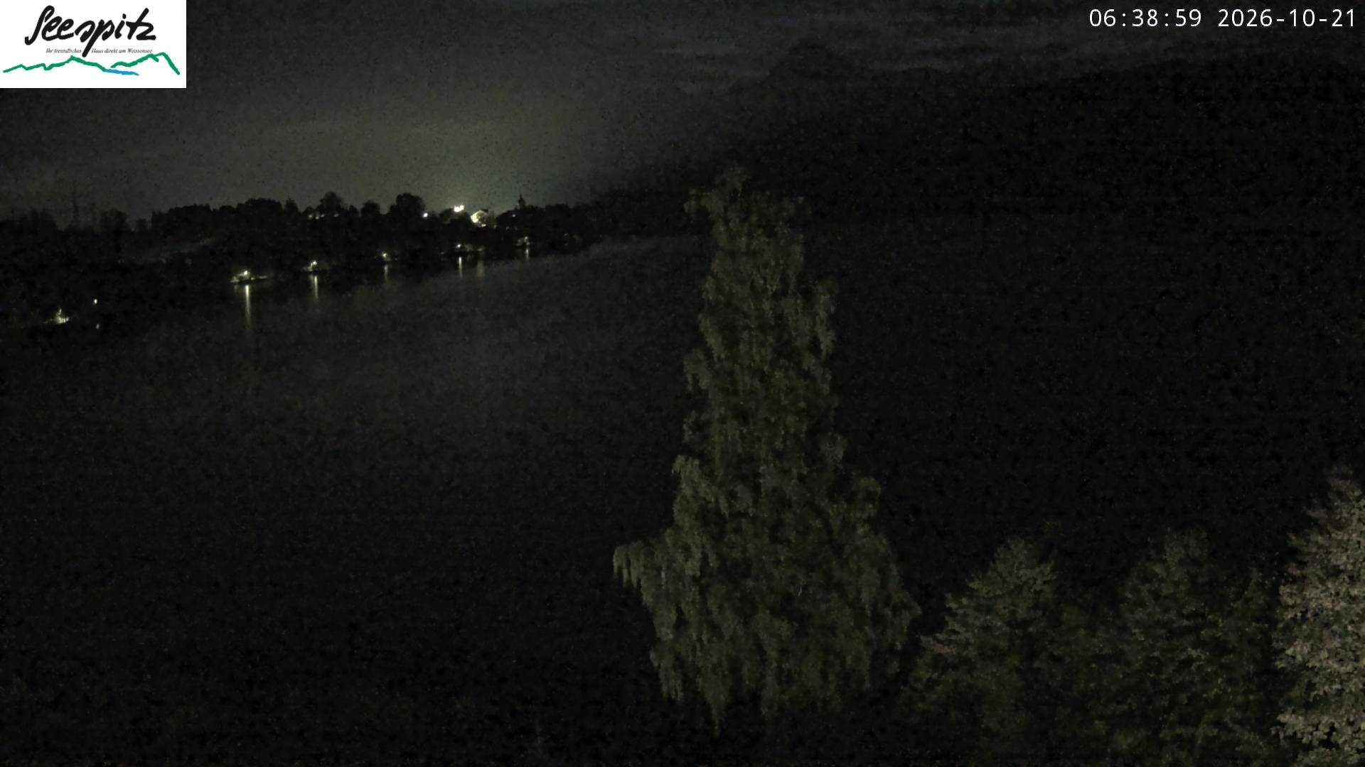 Archiv Foto Webcam Füssen: Blick auf den Weißensee vom Hotel Seespitz