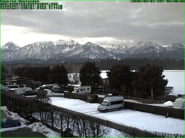 Archiv Foto Webcam Campingplatz am Hopfensee