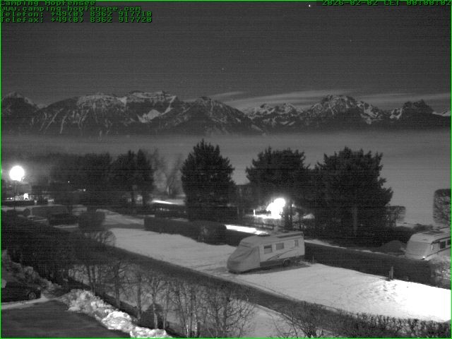 Archiv Foto Webcam Campingplatz am Hopfensee