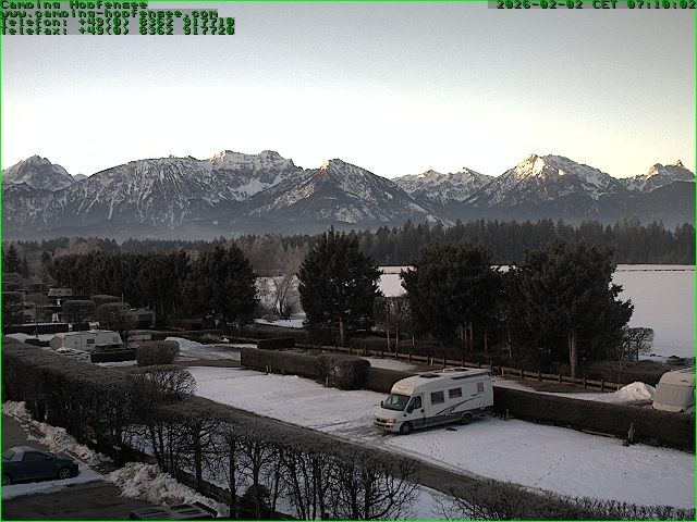 Archiv Foto Webcam Campingplatz am Hopfensee