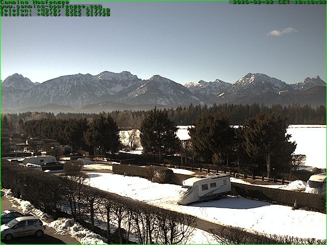 Archiv Foto Webcam Campingplatz am Hopfensee