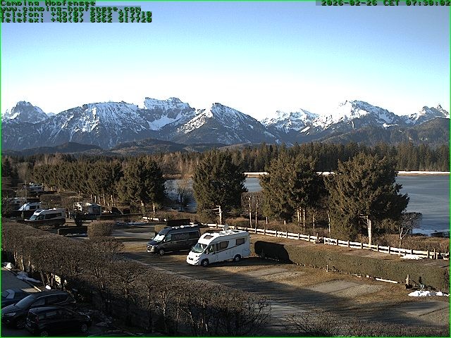 Archived image Webcam Camsite at Hopfensee