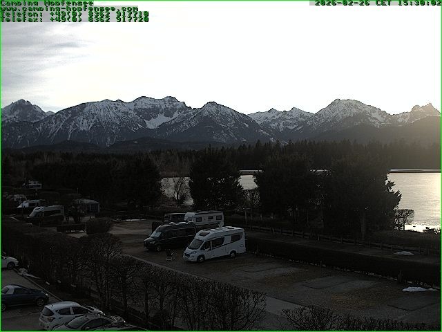 Archived image Webcam Camsite at Hopfensee