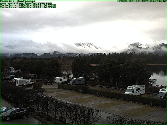 Archived image Webcam Camsite at Hopfensee
