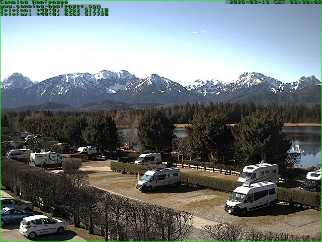 Archived image Webcam Camsite at Hopfensee