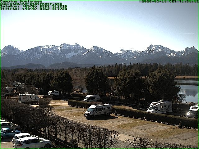 Archived image Webcam Camsite at Hopfensee