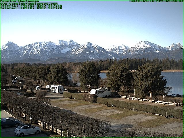Archived image Webcam Camsite at Hopfensee