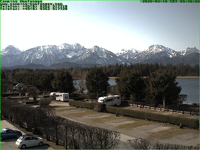 Archiv Foto Webcam Campingplatz am Hopfensee