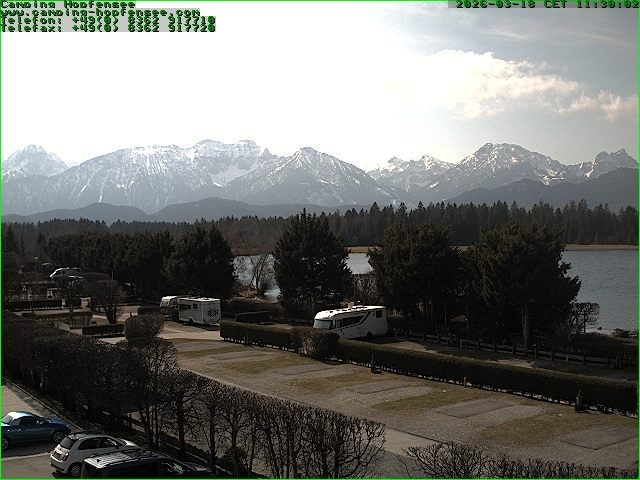 Archiv Foto Webcam Campingplatz am Hopfensee