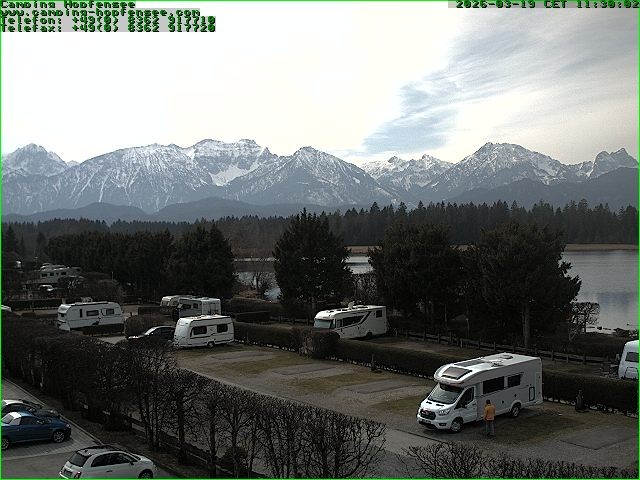 Archived image Webcam Camsite at Hopfensee