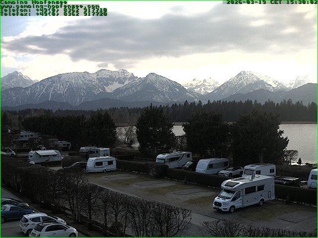 Archived image Webcam Camsite at Hopfensee