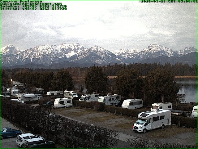 Archiv Foto Webcam Campingplatz am Hopfensee