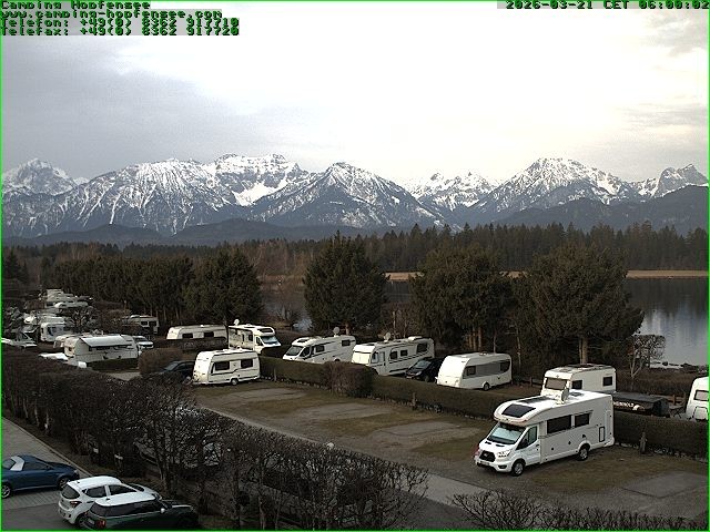 Archiv Foto Webcam Campingplatz am Hopfensee