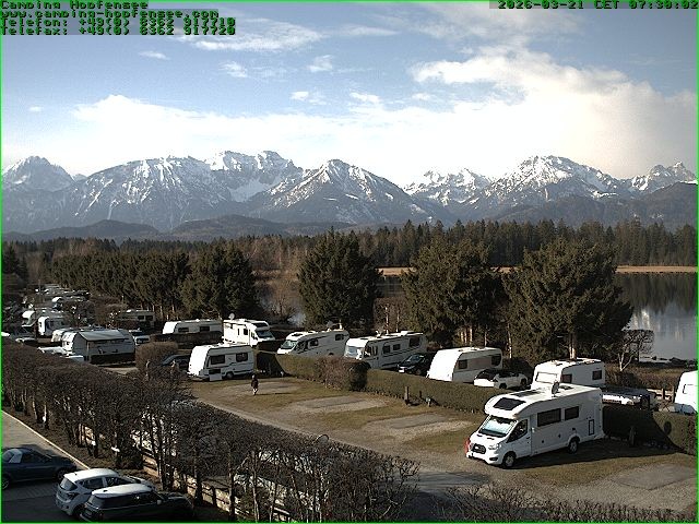 Archiv Foto Webcam Campingplatz am Hopfensee