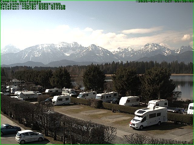 Archiv Foto Webcam Campingplatz am Hopfensee