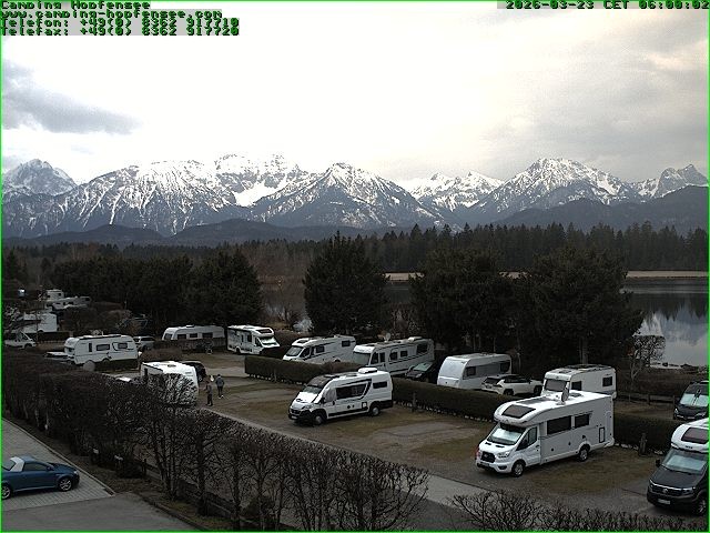 Archiv Foto Webcam Campingplatz am Hopfensee