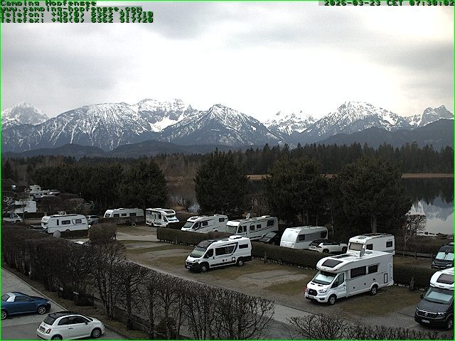 Archiv Foto Webcam Campingplatz am Hopfensee