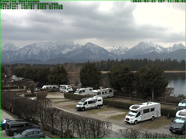 Archiv Foto Webcam Campingplatz am Hopfensee