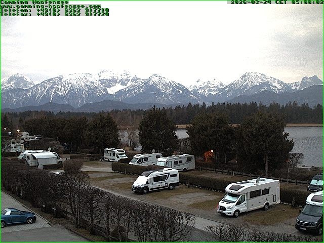 Archiv Foto Webcam Campingplatz am Hopfensee