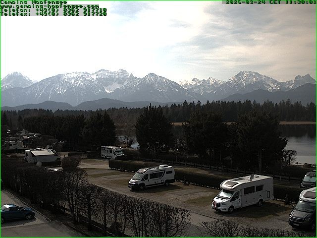 Archiv Foto Webcam Campingplatz am Hopfensee