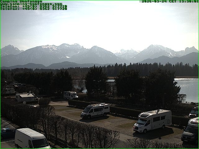 Archiv Foto Webcam Campingplatz am Hopfensee