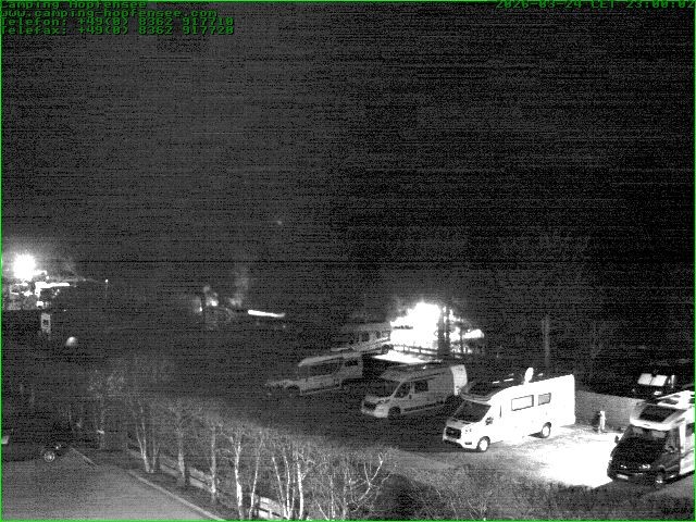 Archiv Foto Webcam Campingplatz am Hopfensee