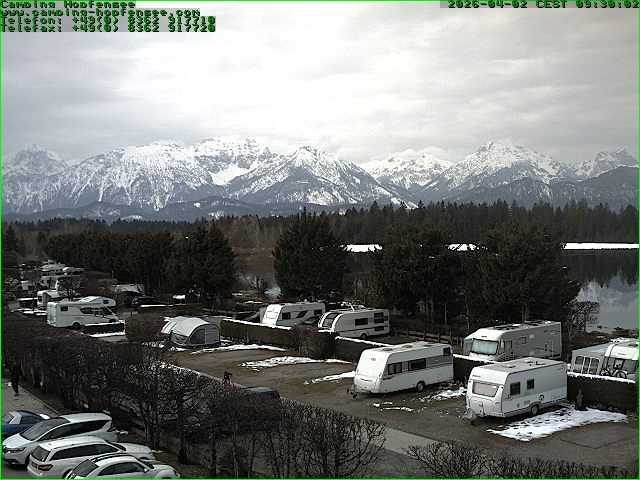 Archiv Foto Webcam Campingplatz am Hopfensee