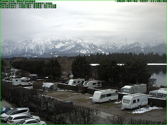 Archiv Foto Webcam Campingplatz am Hopfensee