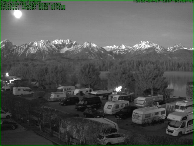Archiv Foto Webcam Campingplatz am Hopfensee