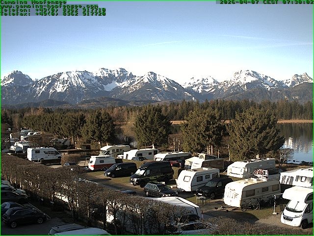 Archiv Foto Webcam Campingplatz am Hopfensee