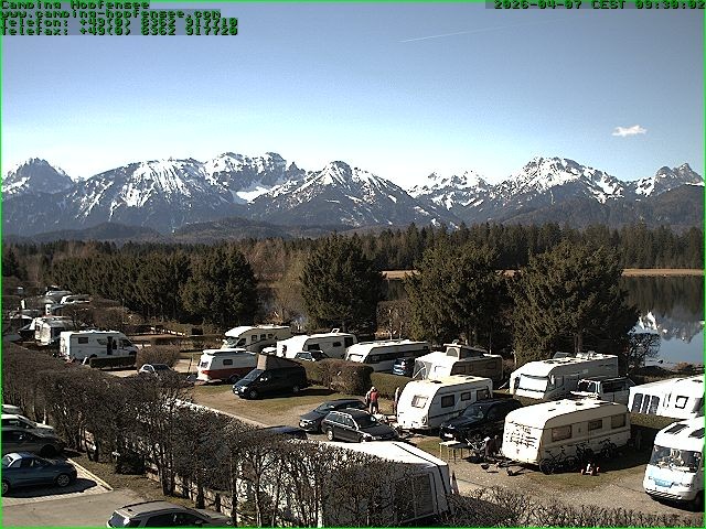 Archiv Foto Webcam Campingplatz am Hopfensee