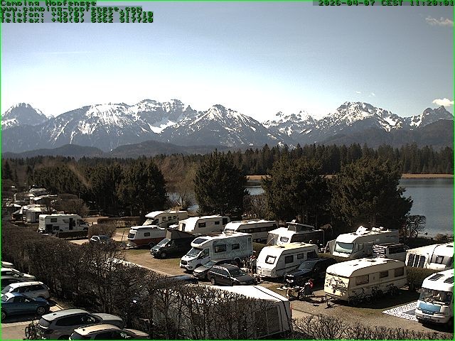 Archiv Foto Webcam Campingplatz am Hopfensee