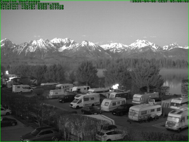 Archiv Foto Webcam Campingplatz am Hopfensee