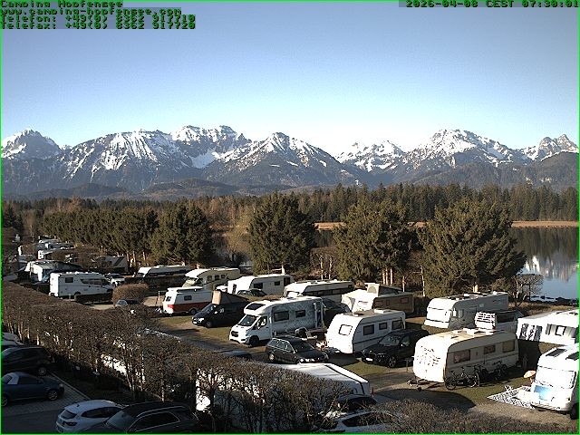 Archiv Foto Webcam Campingplatz am Hopfensee