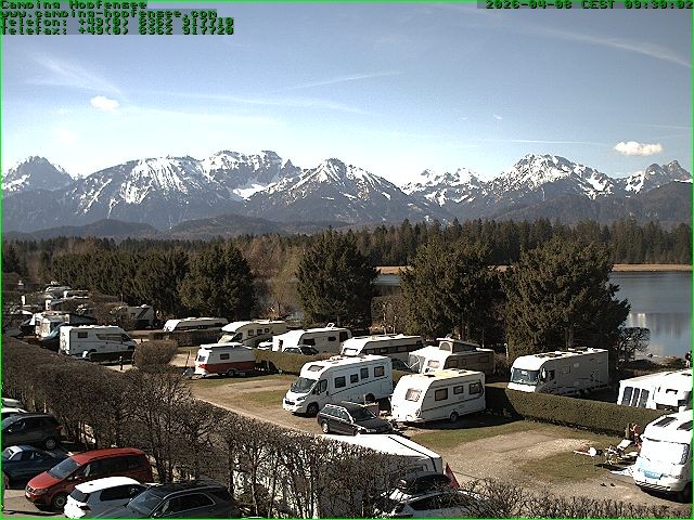 Archiv Foto Webcam Campingplatz am Hopfensee