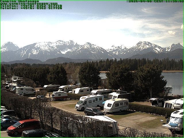 Archiv Foto Webcam Campingplatz am Hopfensee