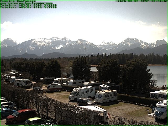 Archiv Foto Webcam Campingplatz am Hopfensee