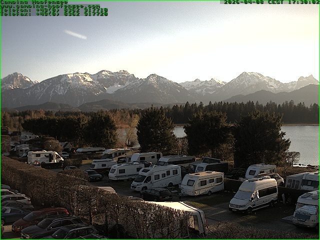 Archiv Foto Webcam Campingplatz am Hopfensee
