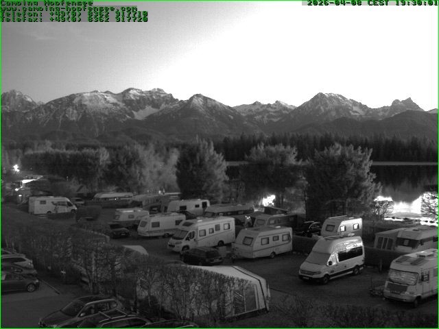 Archiv Foto Webcam Campingplatz am Hopfensee