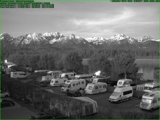 Archiv Foto Webcam Campingplatz am Hopfensee