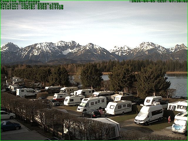 Archiv Foto Webcam Campingplatz am Hopfensee