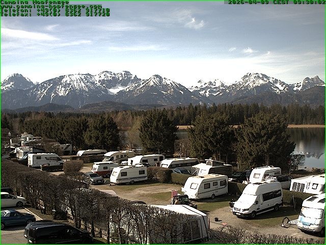 Archiv Foto Webcam Campingplatz am Hopfensee