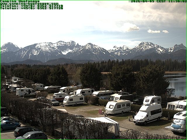 Archiv Foto Webcam Campingplatz am Hopfensee