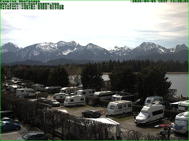 Archiv Foto Webcam Campingplatz am Hopfensee