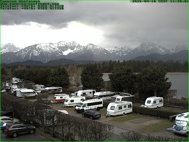 Archiv Foto Webcam Campingplatz am Hopfensee