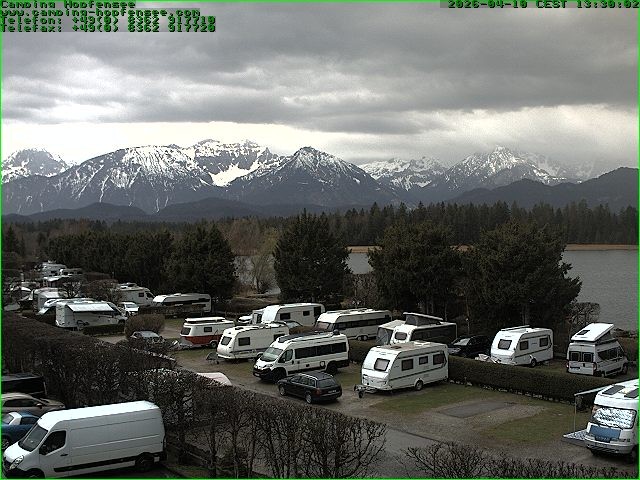 Archiv Foto Webcam Campingplatz am Hopfensee