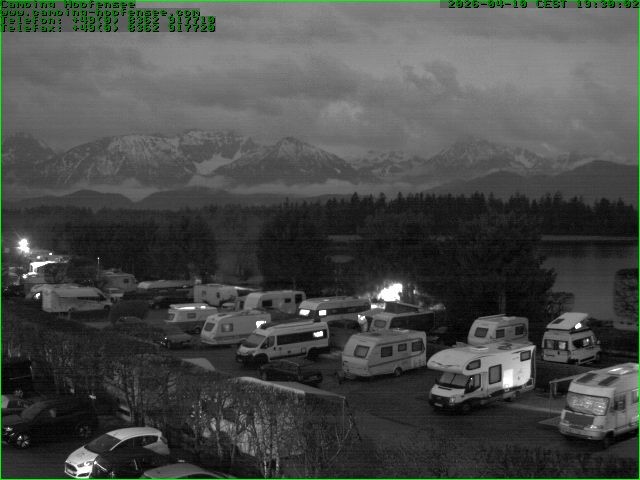 Archiv Foto Webcam Campingplatz am Hopfensee