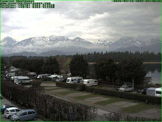 Archived image Webcam Camsite at Hopfensee