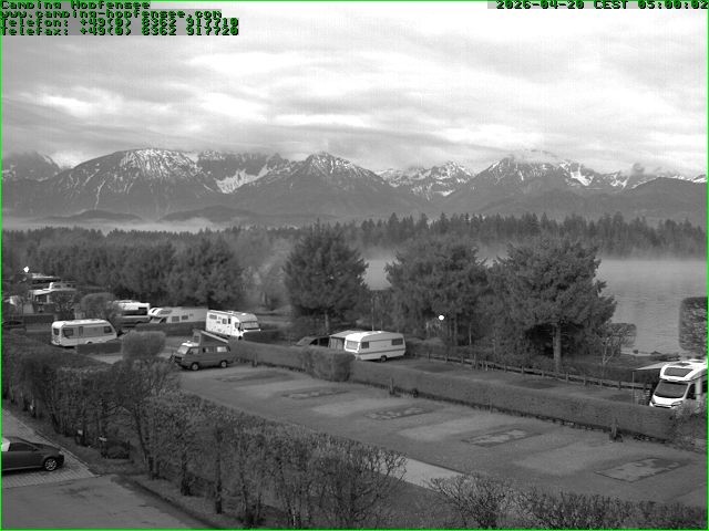 Archiv Foto Webcam Campingplatz am Hopfensee