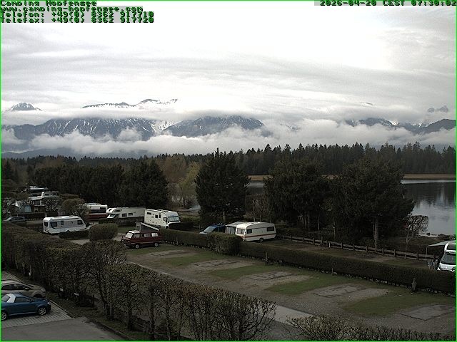 Archiv Foto Webcam Campingplatz am Hopfensee